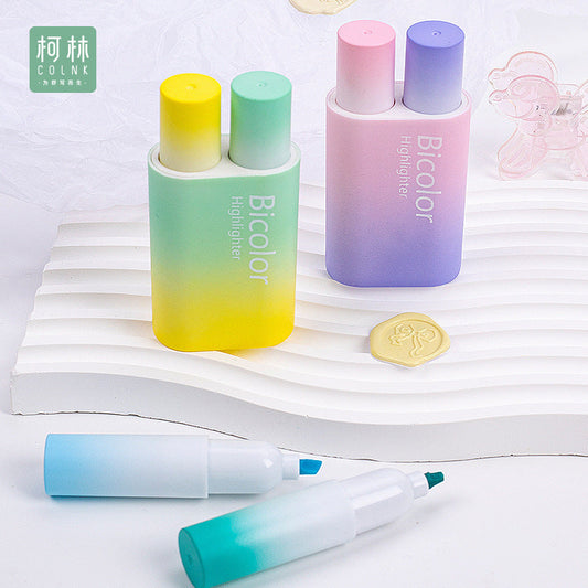 COLNK 2025 Highlighters 12 Color Eye-Protection with Soft Chisel Tips - TTpen