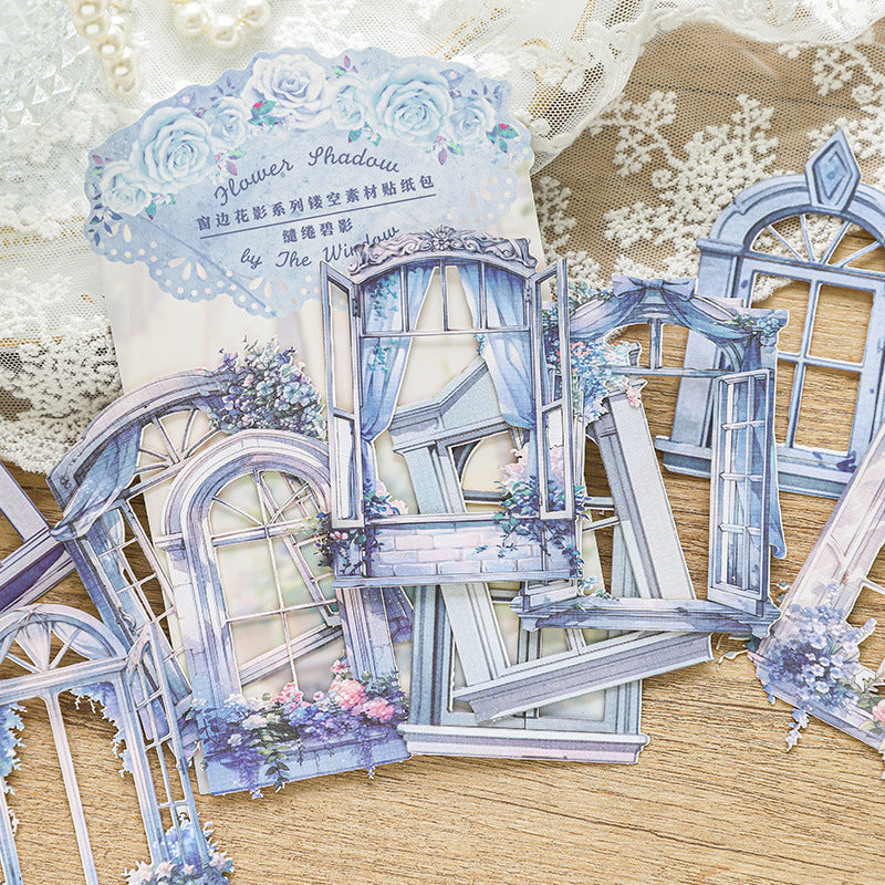 60 Window Blossom Sticker Pack 105x165mm for Journal Scrapbook