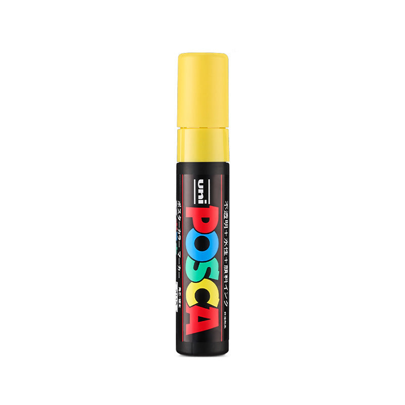 UNI POSCA PC-17K Paint Markers,15mm Extra Broad Tip,Single Yellow