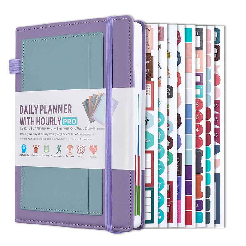 Daily Planner with Hourly PRO Schedule & to-do List – A5