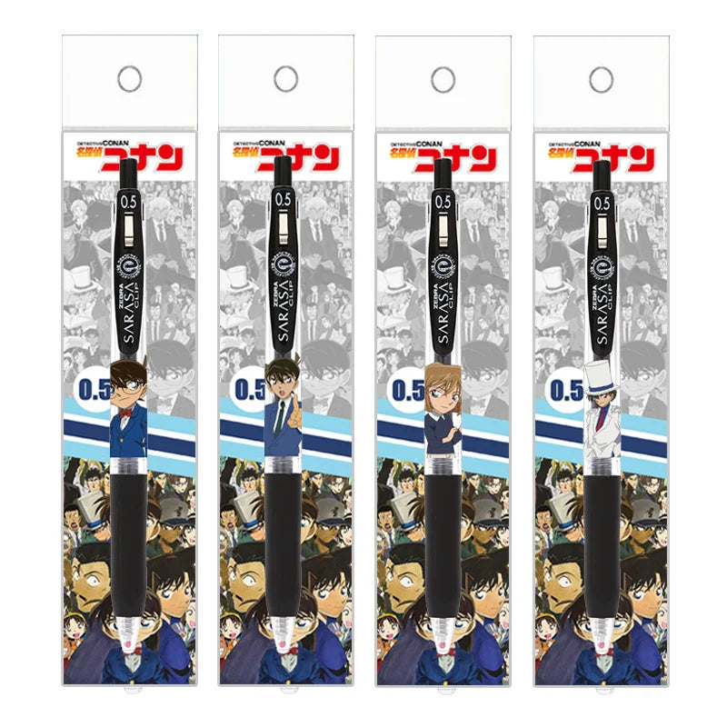 ZEBRA Sarasa Clip Ballpoint Pen Detective Conan 4 Pack