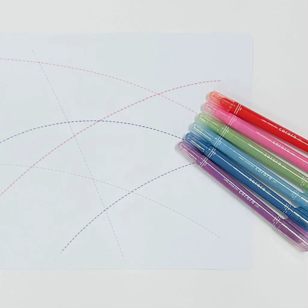 Sun-Star Cororo Roller Stamp Pen - Wave & Dot