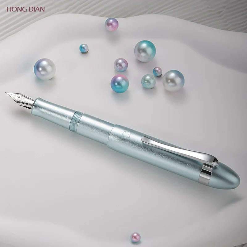 Hongdian Mini Pocket Travel Fountain Pen Submarine Shape Aluminium