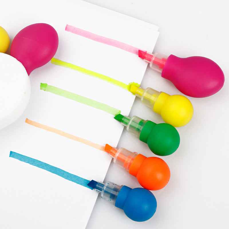 2pcs Foot Shape Highlighter Fluorescent Watercolor Pens - TTpen