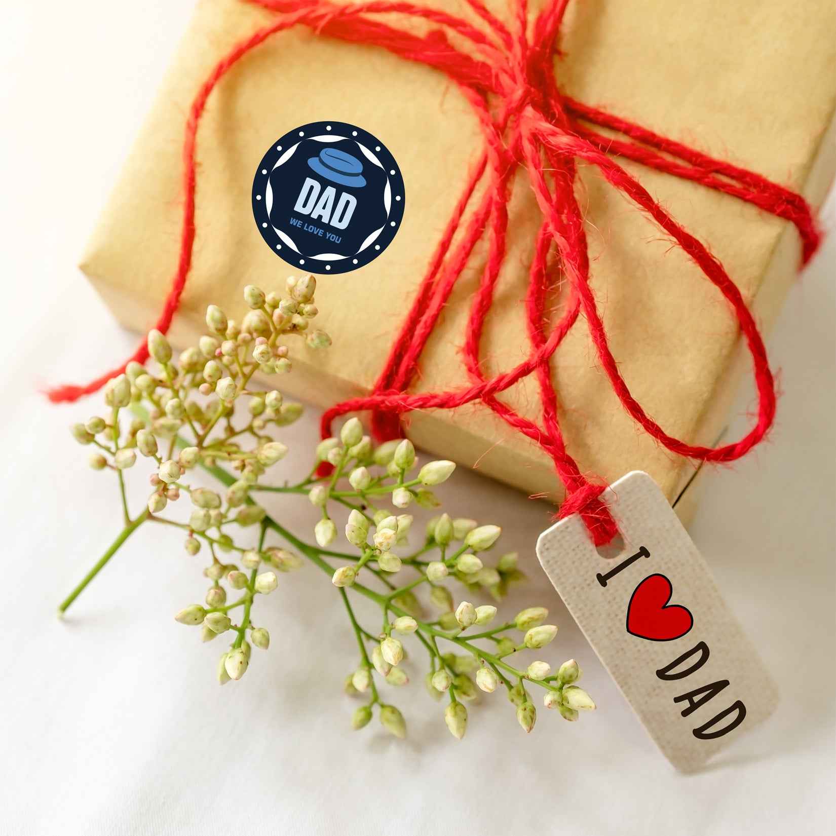 500pcs Father‘s Day Stickers 1.5 inch Round Labels - TTpen