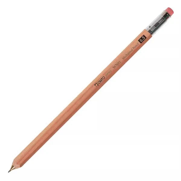 OHTO WN01 Wooden Pencil-Shaped Mechanical Pencil 0.5MM