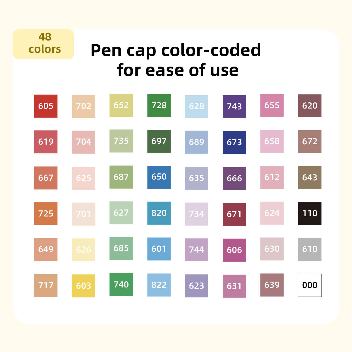 24/36/48 Colors Acrylic Marker Pens Brush Tip