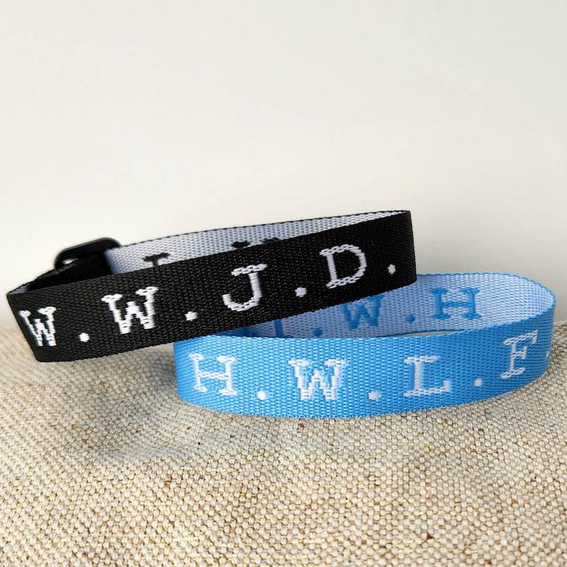 10 Color WWJD What Would Jesus Do Bracelets