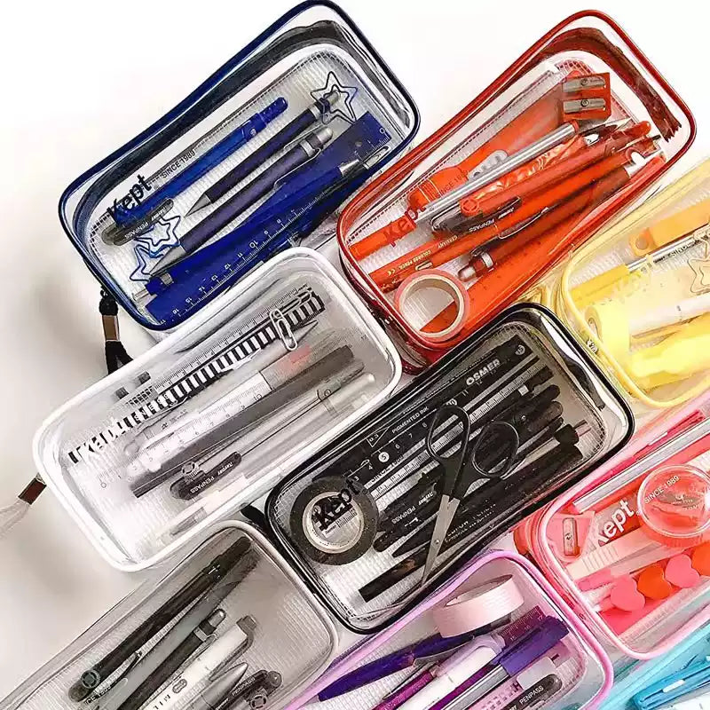 Kept Raymay Fujii Pencil Case, Clear Pen Pouch