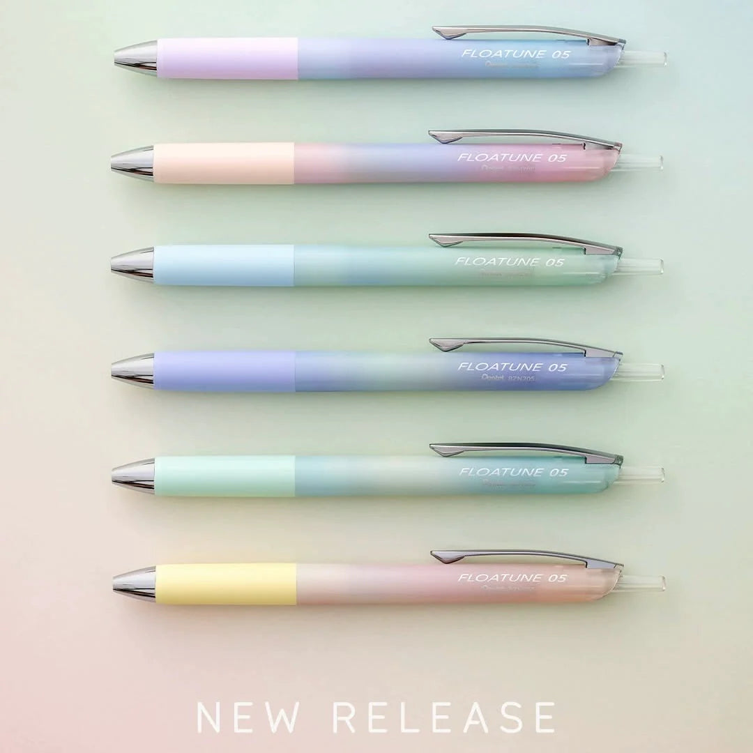 Pentel Floatune Ballpoint Pen Airy Set 0.5mm 3 Pack [Limited Design]