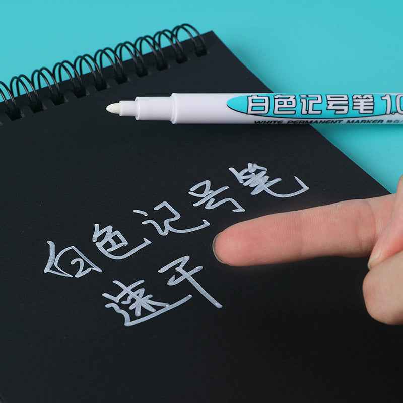 Guangna 801 White Paint Pens Permanent Markers - 12 Pack