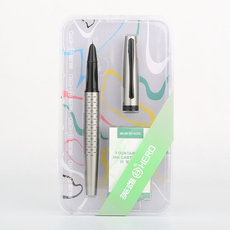 Hero Allure Smooth Ink Cartridge Pen Set Grey