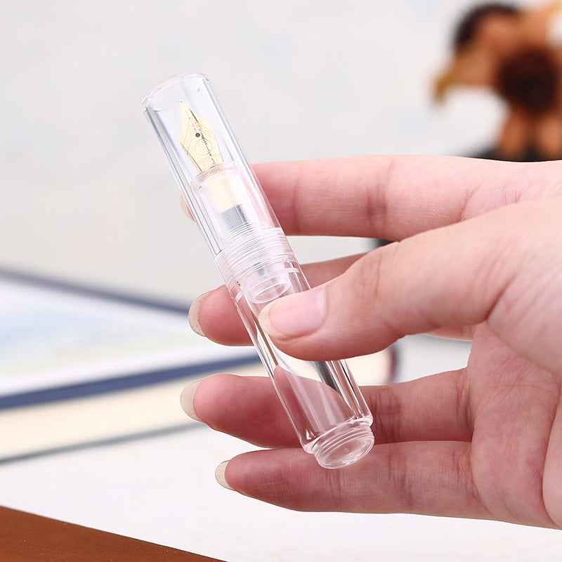 MAJOHN Wancai Mini Transparent Pocket Fountain Pen Fine Nib 0.5mm - TTpen
