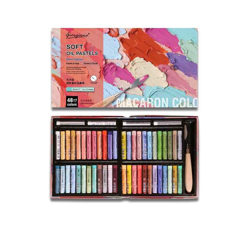 GIORGIONE Soft Oil Pastels for Artistis,24/36/48 Macaron Color - TTpen
