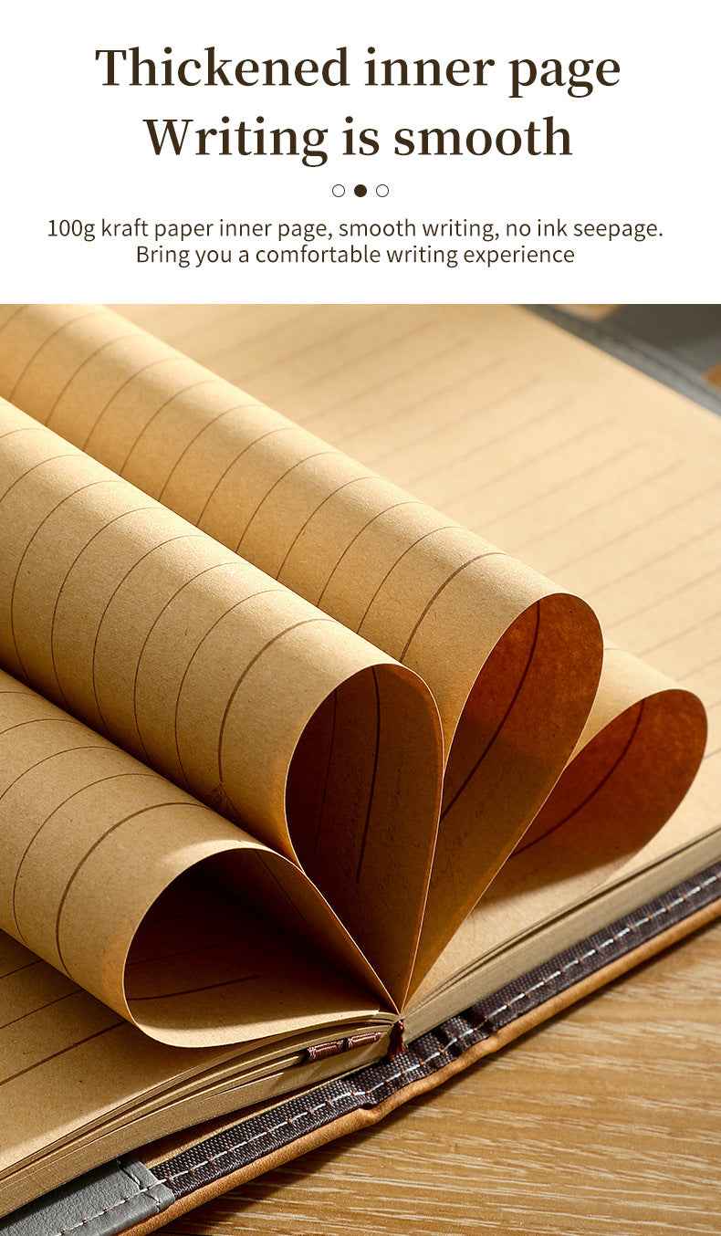 A5 Journal Retro Password Notebook Relief Sculpture - TTpen
