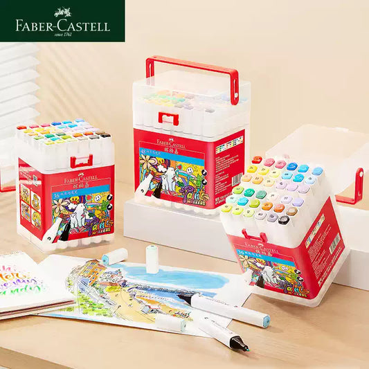 Faber-Castell Oil-Based Markers,36/48-Color for Students' Art Class