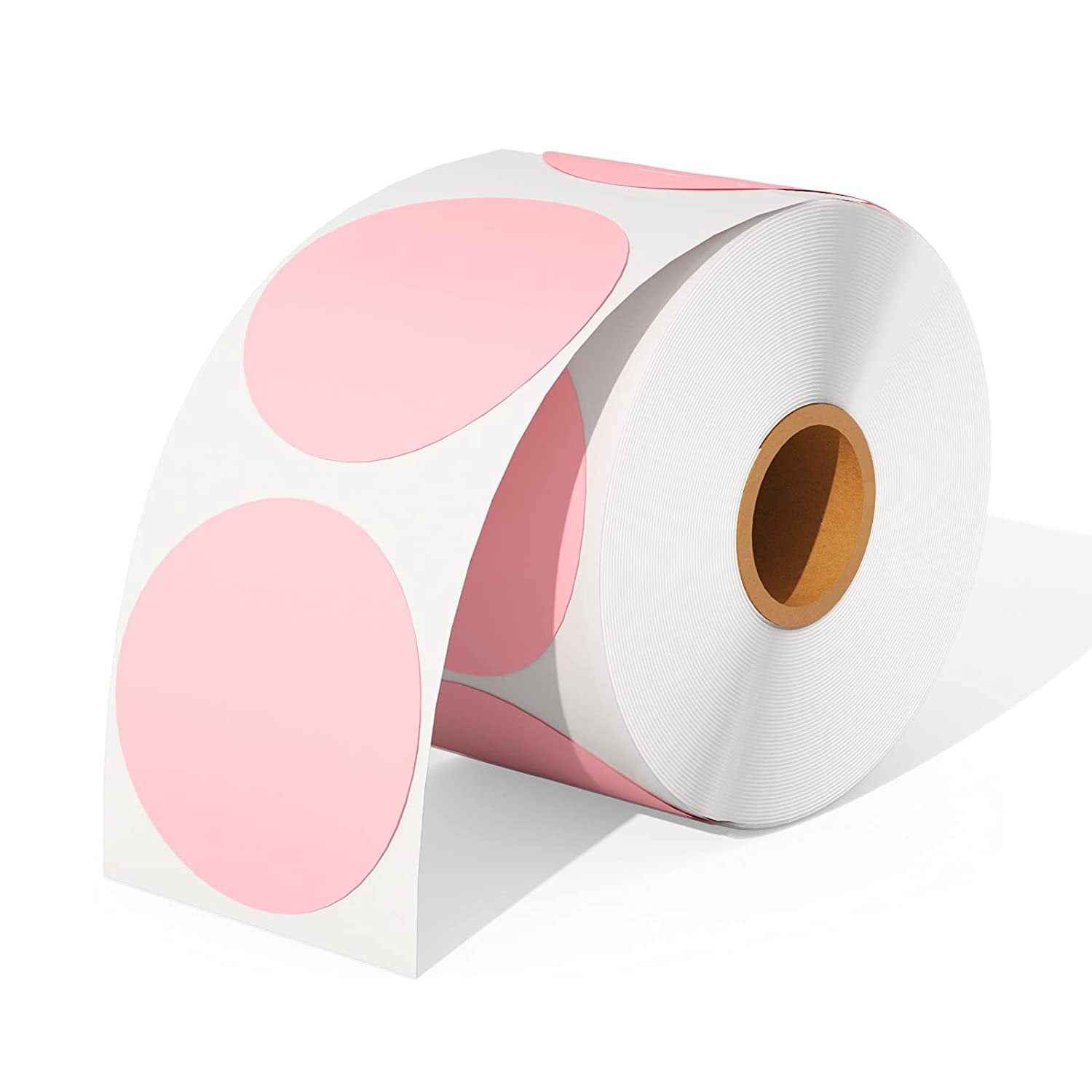 500pcs 2 inch Circle Color Direct Thermal Stickers Shipping Labels - TTpen