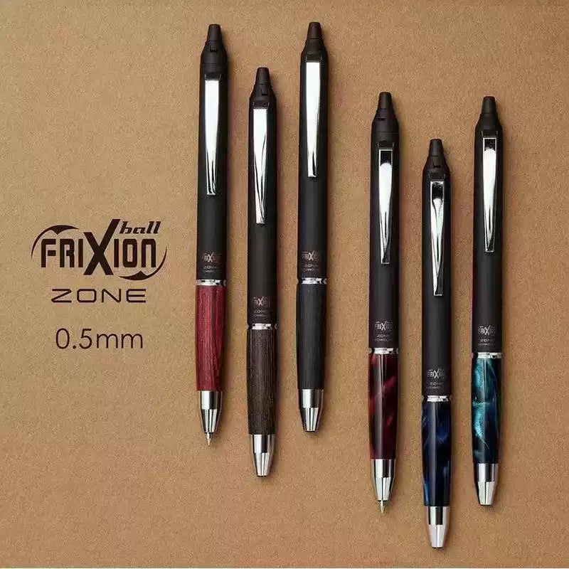 Pilot FriXion Ball Knock Zone Wood Erasable Gel Pen 0.5mm