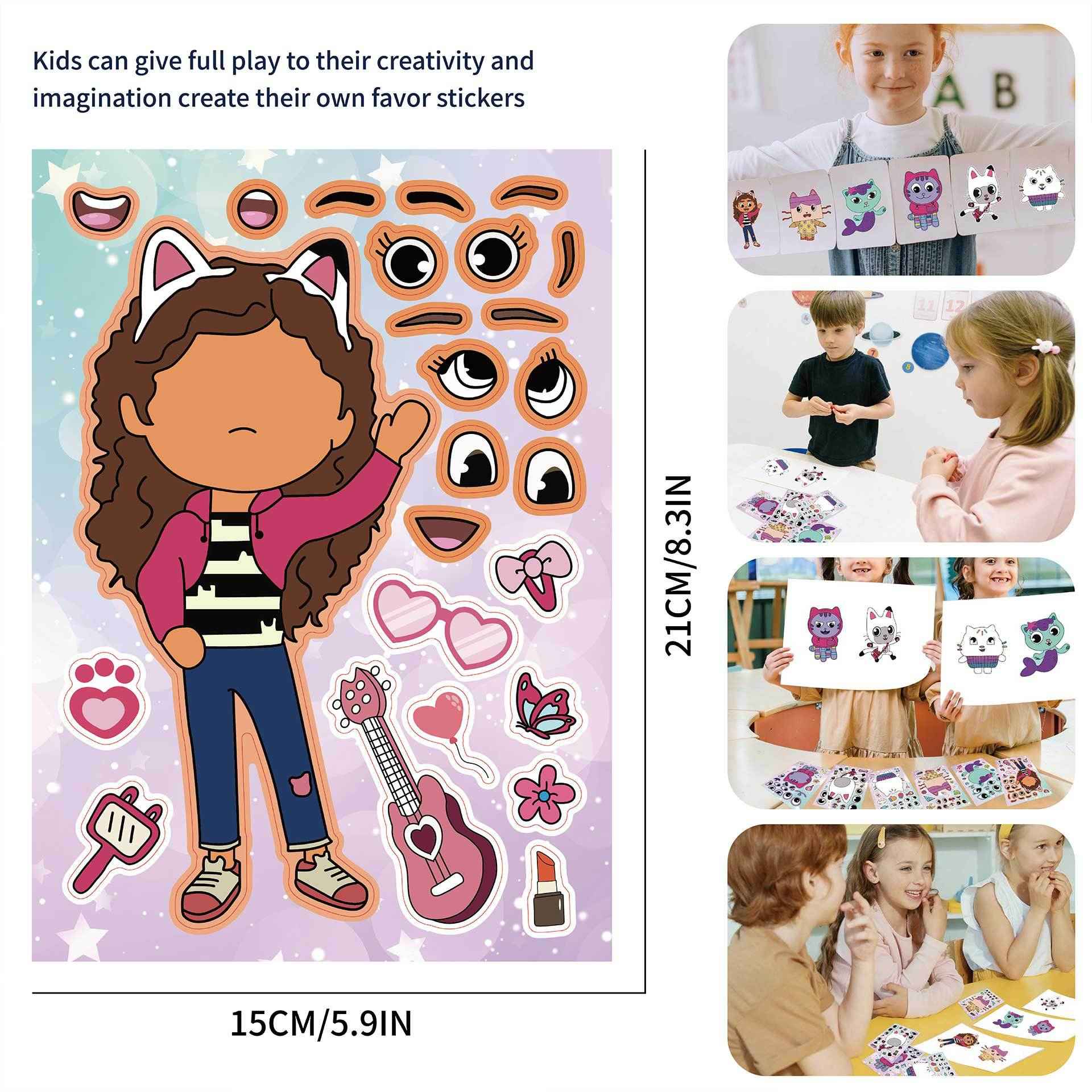 24 Sheets Gabby’s Dollhouse Stickers for Kids - TTpen