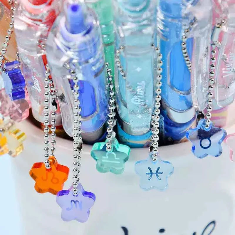 GENVANA MAGOO Zodiac Gel Pens – 12-Pack 0.5mm Black Ink