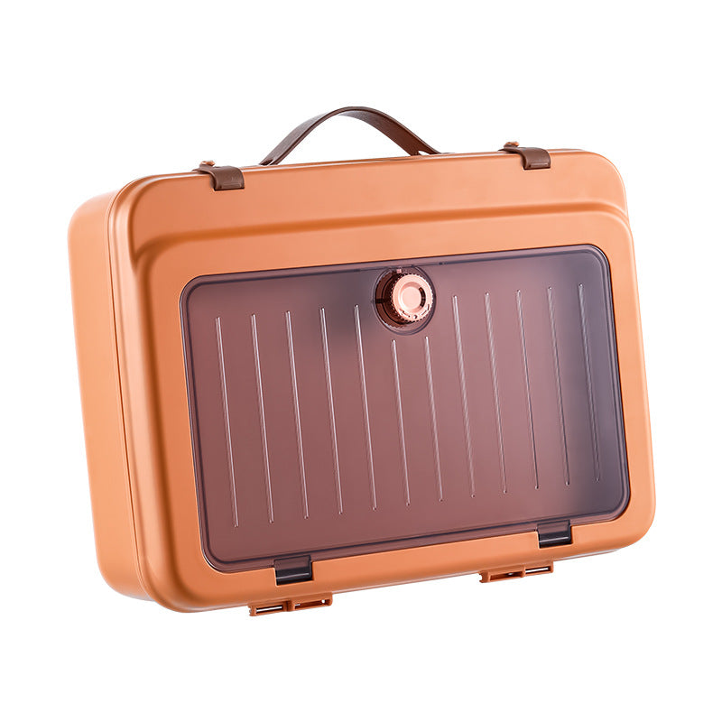 Business File Document Storage Case Travel Orange