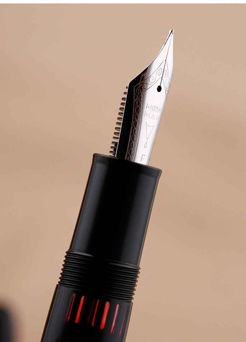 Majohn P136 Piston Fountain Pen Fine Nib with Box - TTpen