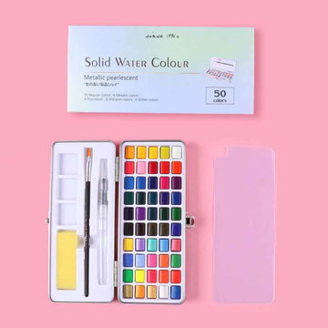 GIORGIONE 50 Solid Watercolor Paint Set Metallic Pearlescent - TTpen