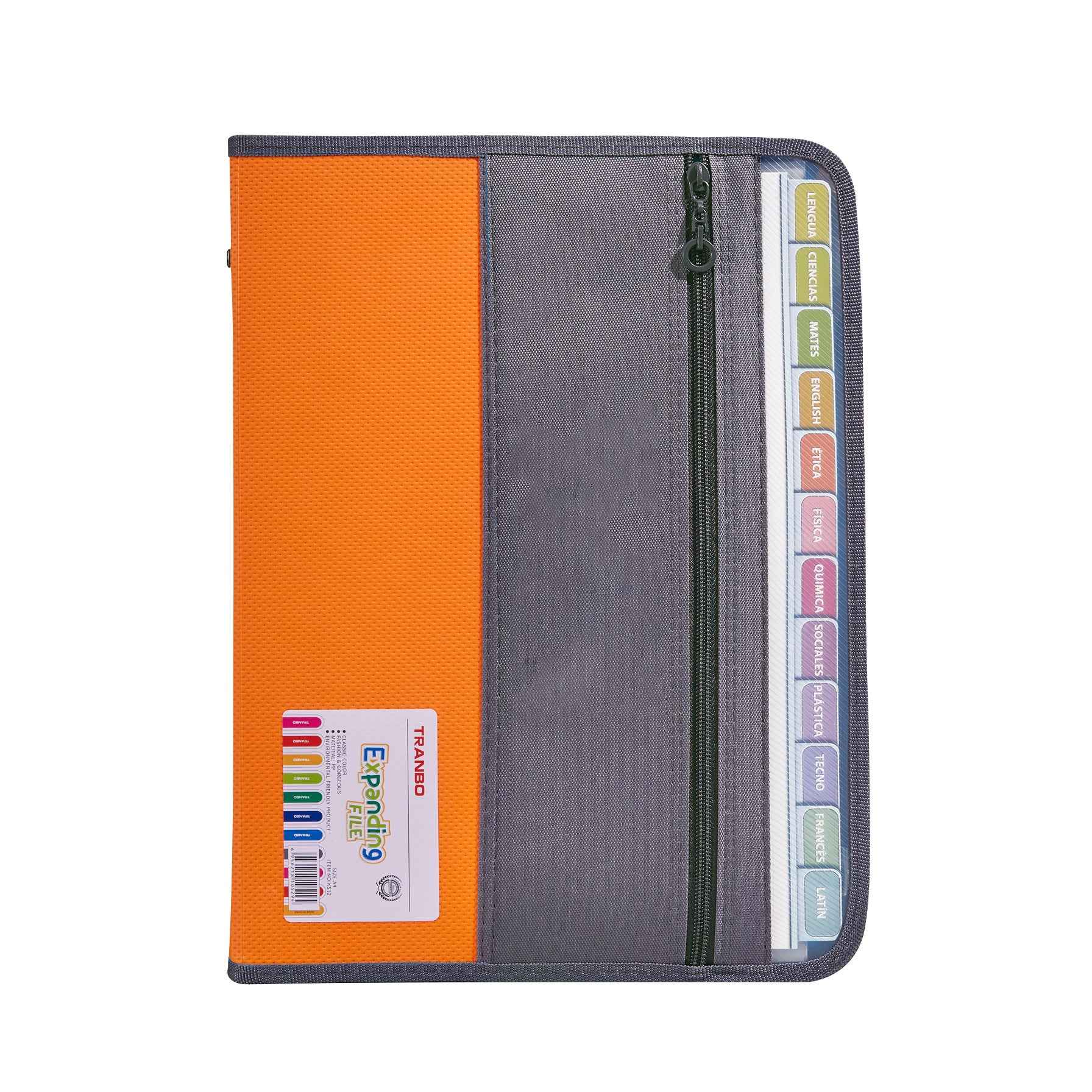 Expanding File Folder Organizer with 13 Pocket Oxford Fabric - TTpen