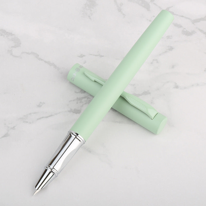 Hero 1229 Extra Fine Pastel Iridium Gold Fountain Pen Green
