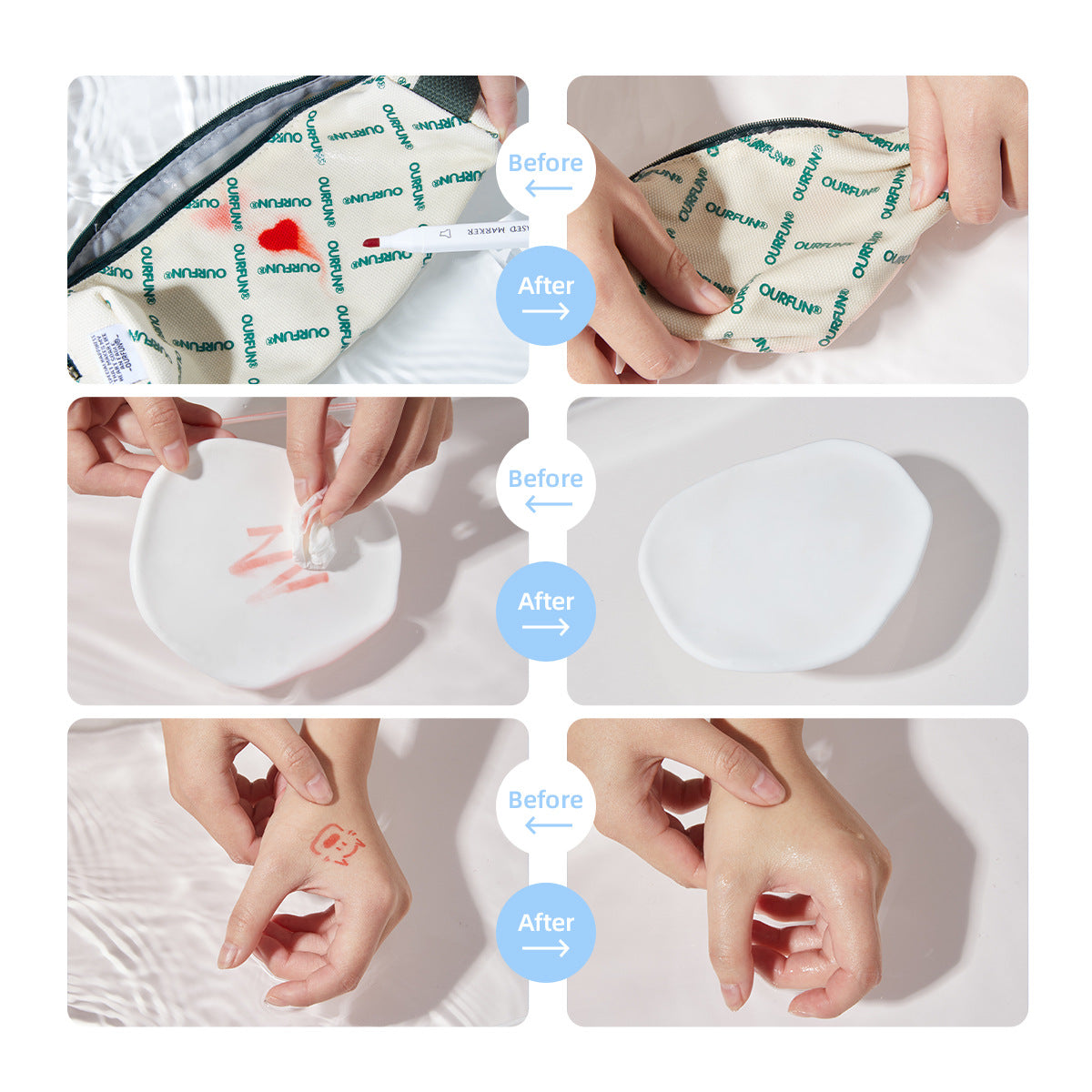 48-Color Dual-Tip Water-Based Art Markers for Kids Square Barrel