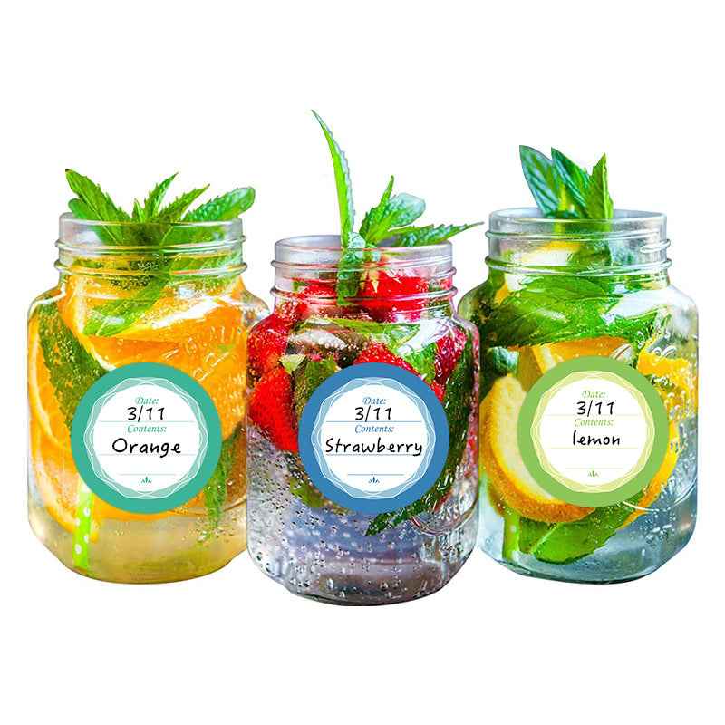 180pcs Food Date Sticker for Jars Waterproof Removable Mark Label 4CM - TTpen