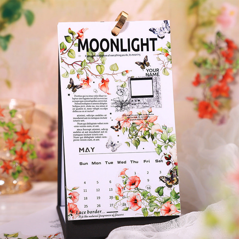 Flower Workshop PET Sticker Set – 60 Large Floral Decorative Stickers