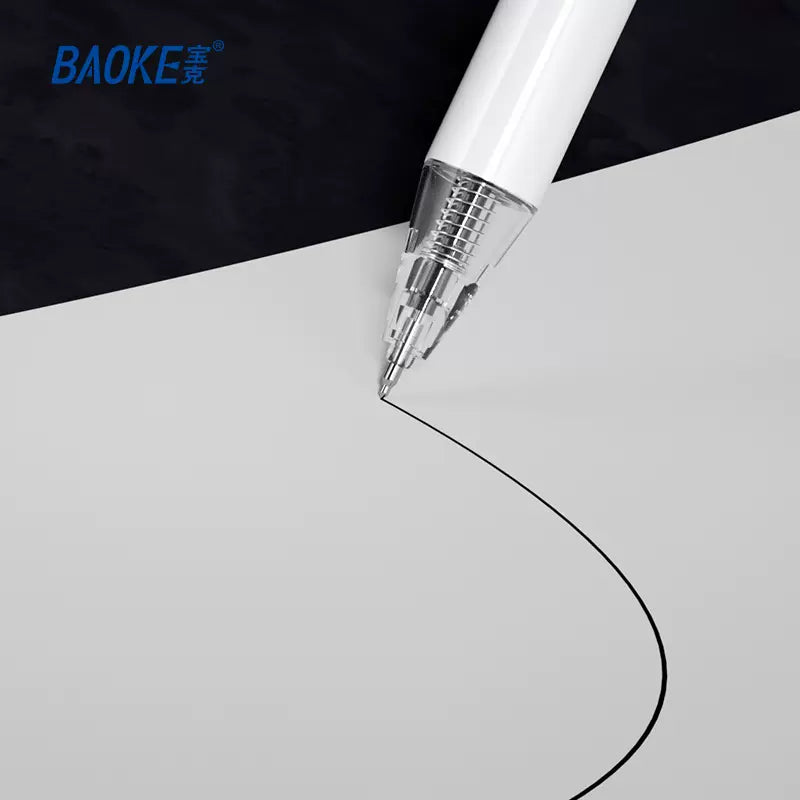 Baoke BK121 Roller Pen 0.5mm Black Ink 12pcs