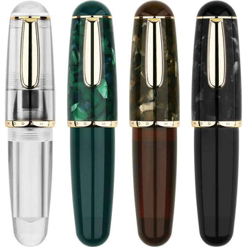 Majohn Q1 Mini Fountain Pen Short Resin Pocket Pen Large Capacity - TTpen