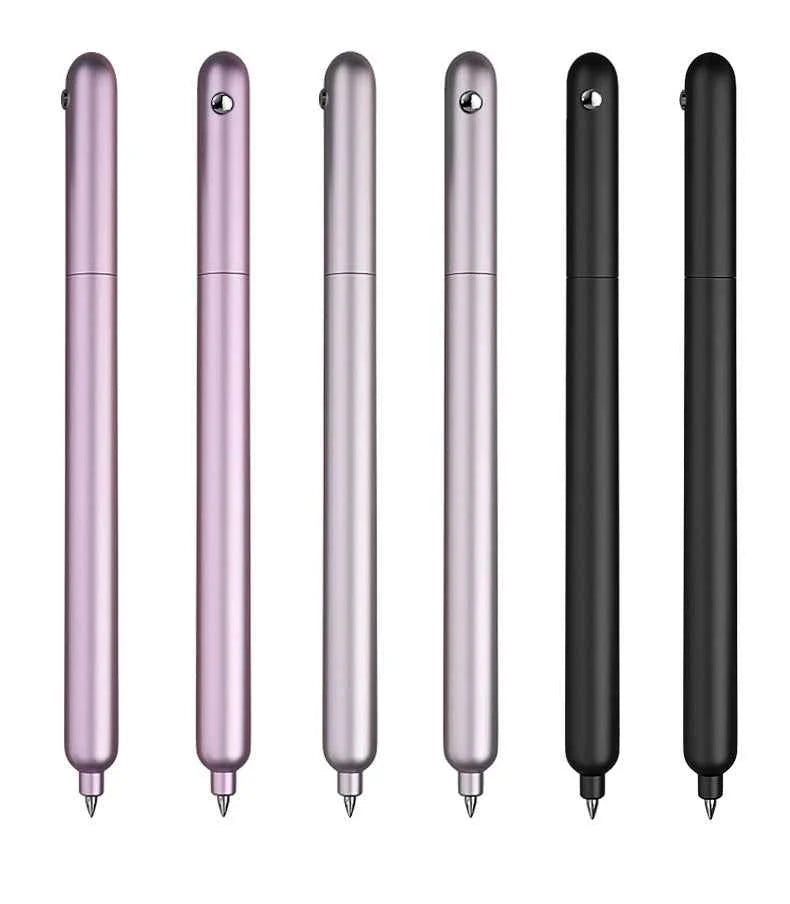 Sankou Metal Rotating Gel Pen 0.5mm Black Ink Anti-Roll