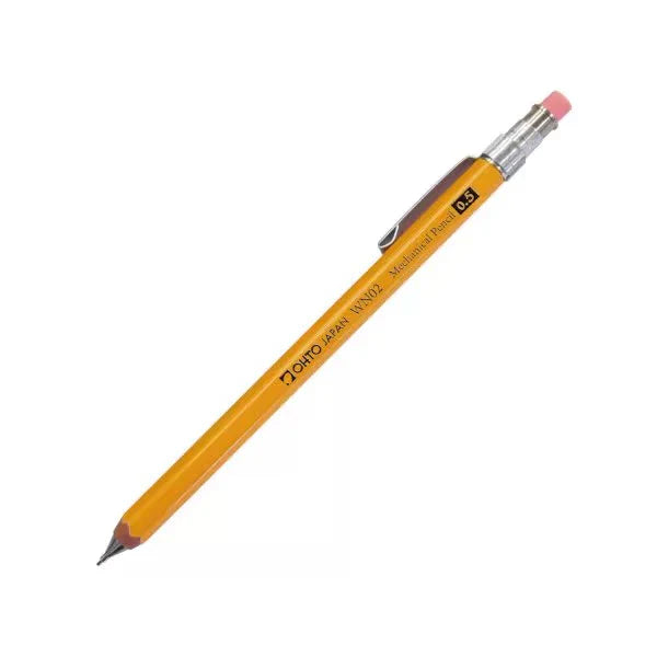 OHTO WN02 Wooden Pencil-Shaped Mechanical Pencil 0.5MM