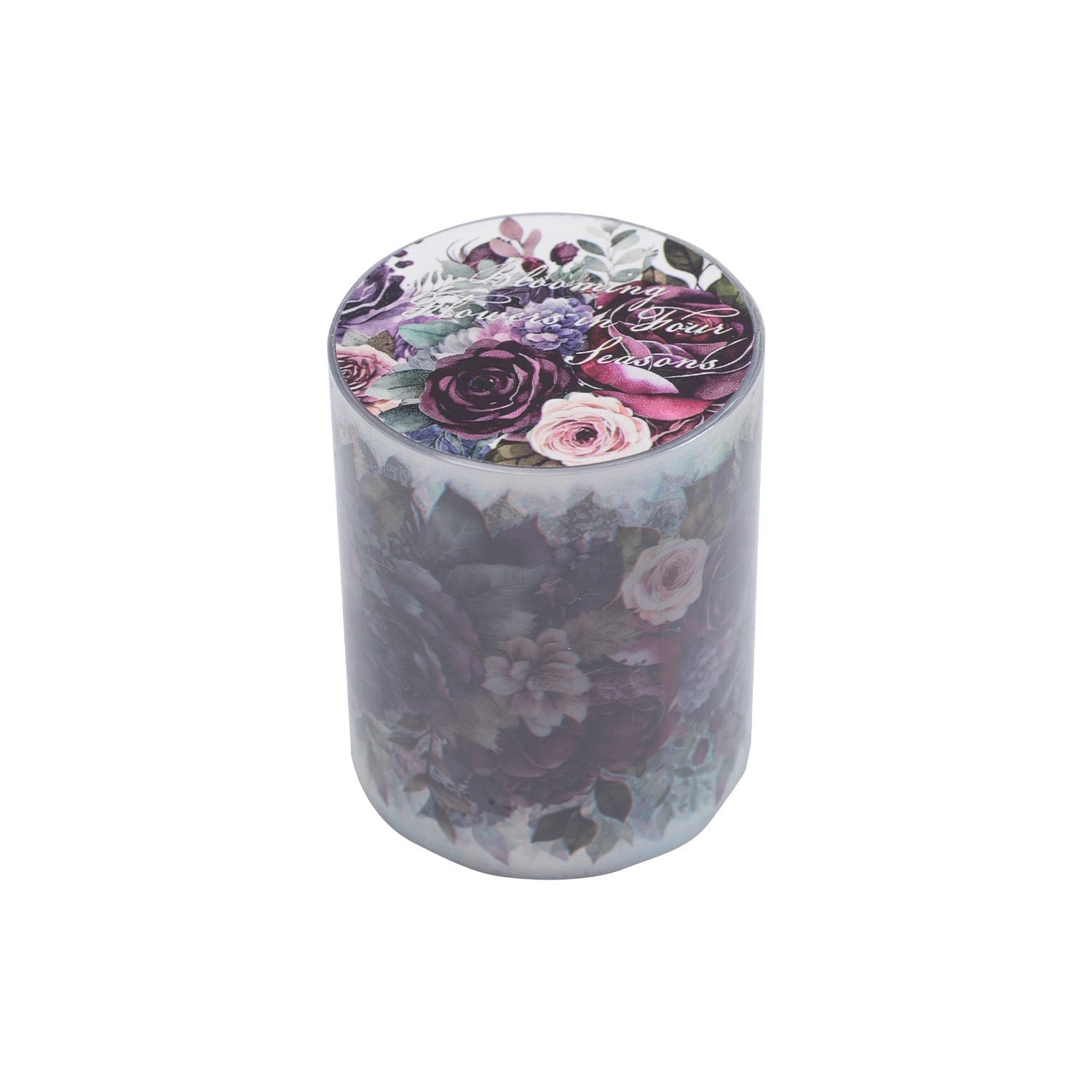 6 Roll Floral Seasons PET Tape for Journaling Scrapbooking DIY Decor