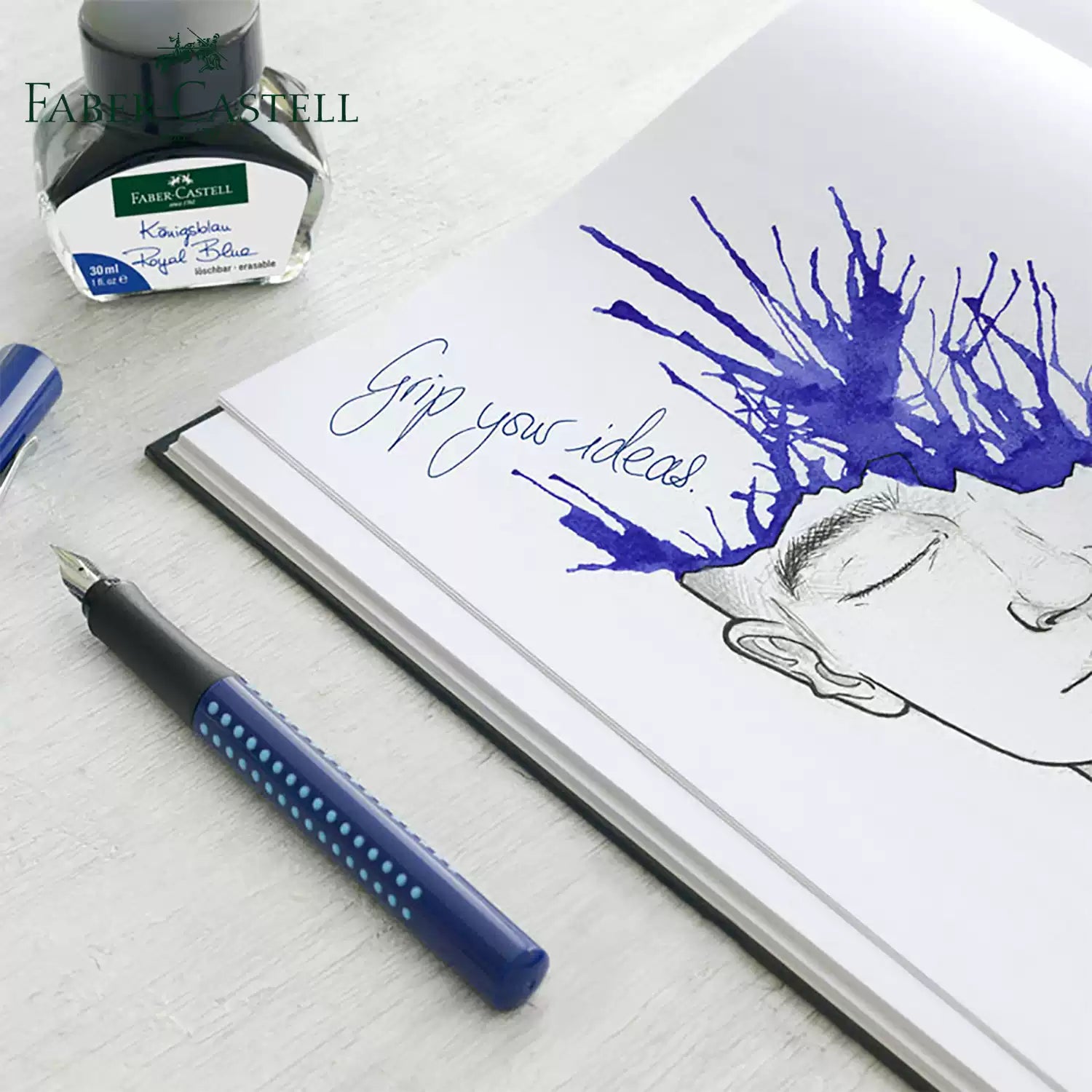 Faber-Castell Grip Fountain Pen Fine Nib - TTpen