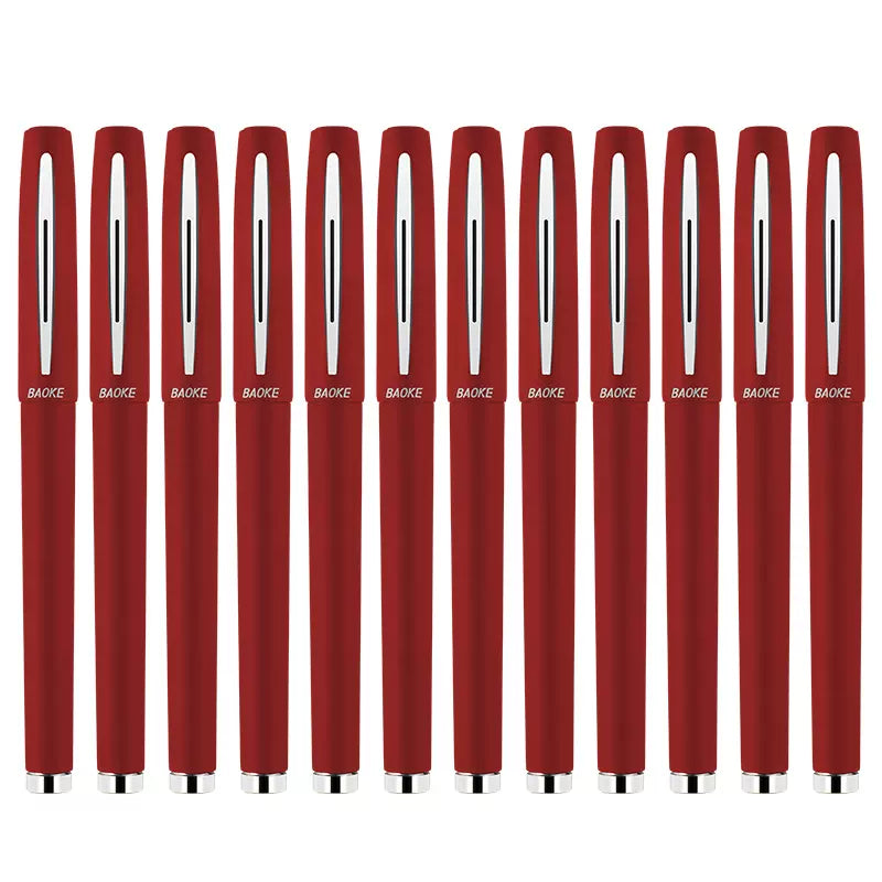 Baoke PC1828 Gel Ink Pens 0.5mm-Pack Of 12