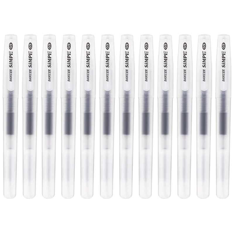 Baoke Simple Gel Pen PC3298 (Pack of 12)