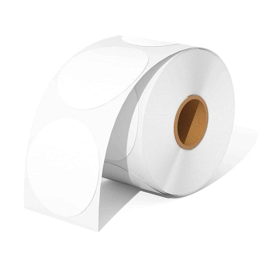 500pcs 2 inch Circle Color Direct Thermal Stickers Shipping Labels - TTpen