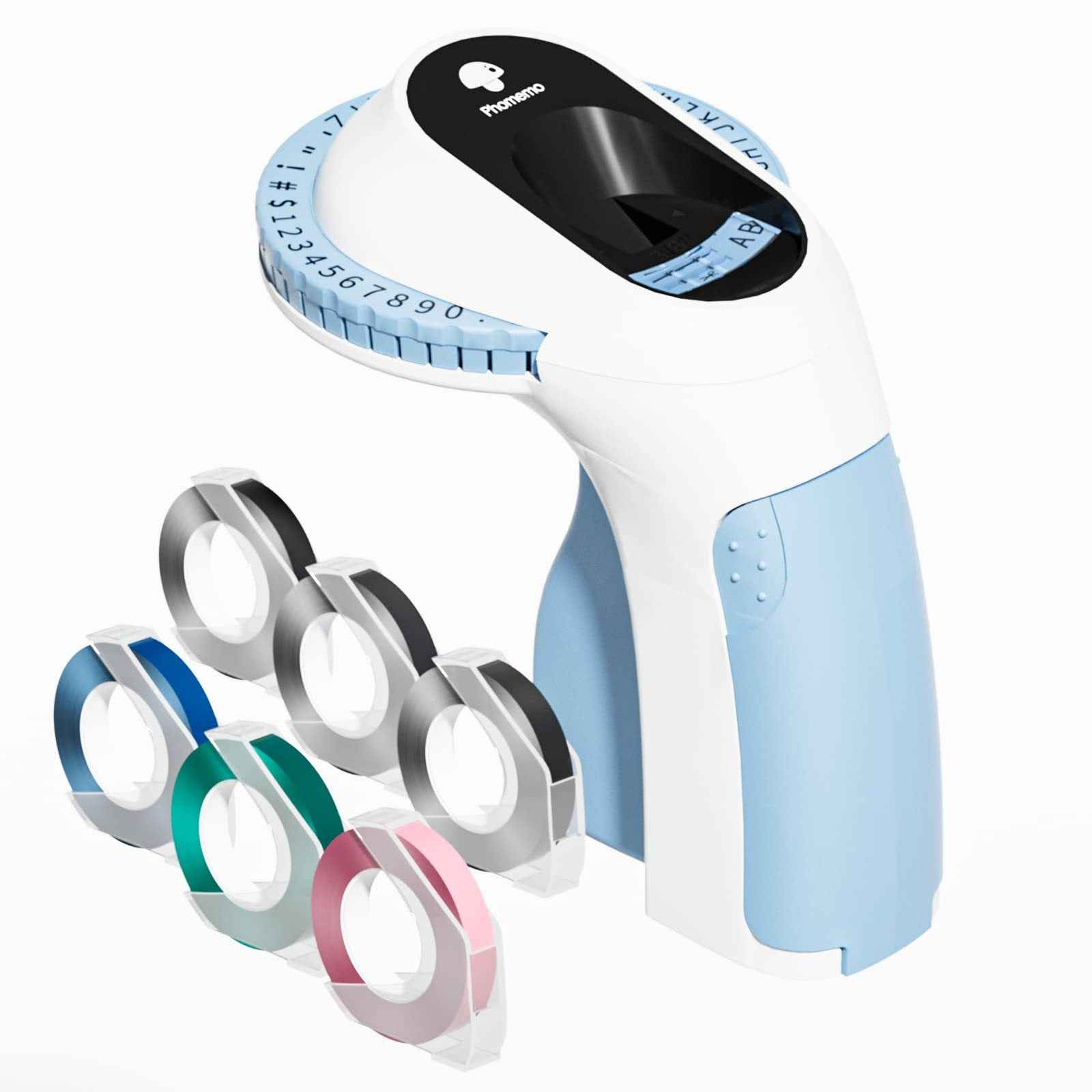 Phomemo E975 Embossing Label Maker Machine with 6 Tapes - TTpen