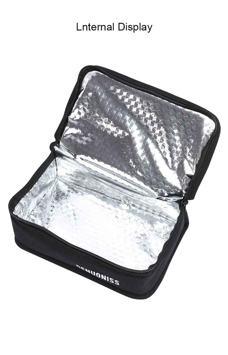 DENUONISS A309 Small Insulated Lunch Box Portable Soft Bag