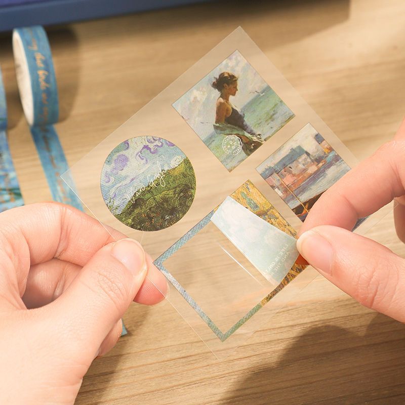 Oil Painting Series Journal Scrapbooking Supplies Gift Set