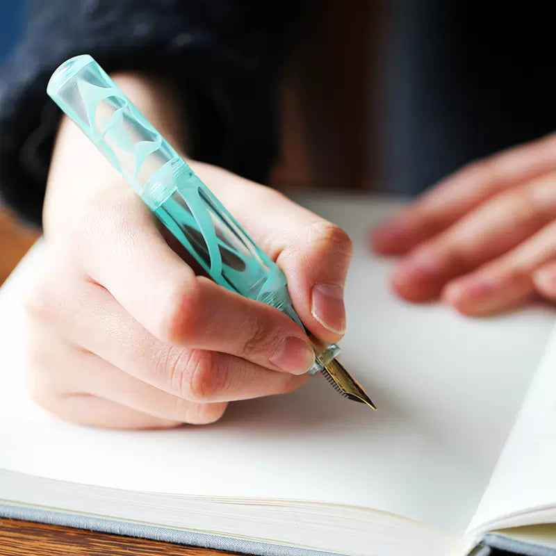 MAJOHN Wancai Mini Transparent Pocket Fountain Pen Fine Nib 0.5mm - TTpen