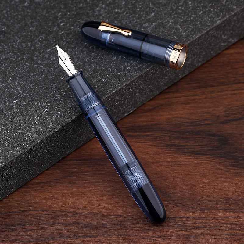 Majohn C4 Eyedropper Fountain Pen Transparent Acrylic with Box - TTpen