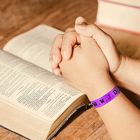 10 Color WWJD What Would Jesus Do Bracelets