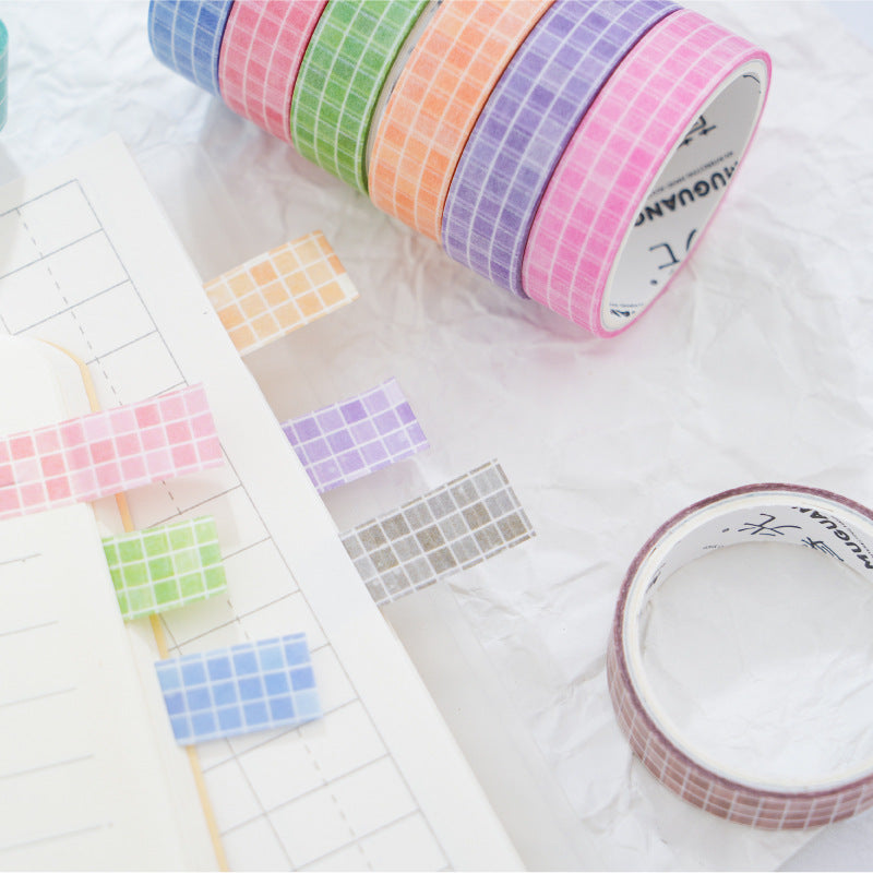 40-Roll Washi Tape Set Candy Colors, Pastels & Minimalist Patterns