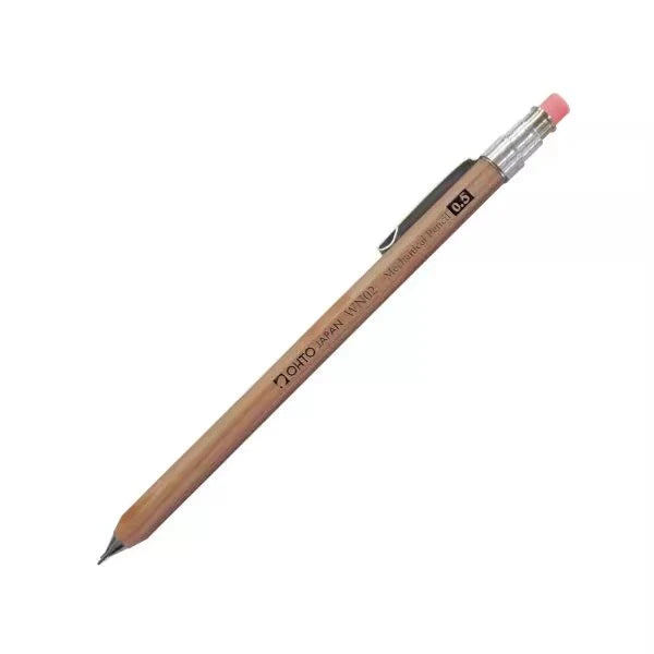 OHTO WN02 Wooden Pencil-Shaped Mechanical Pencil 0.5MM