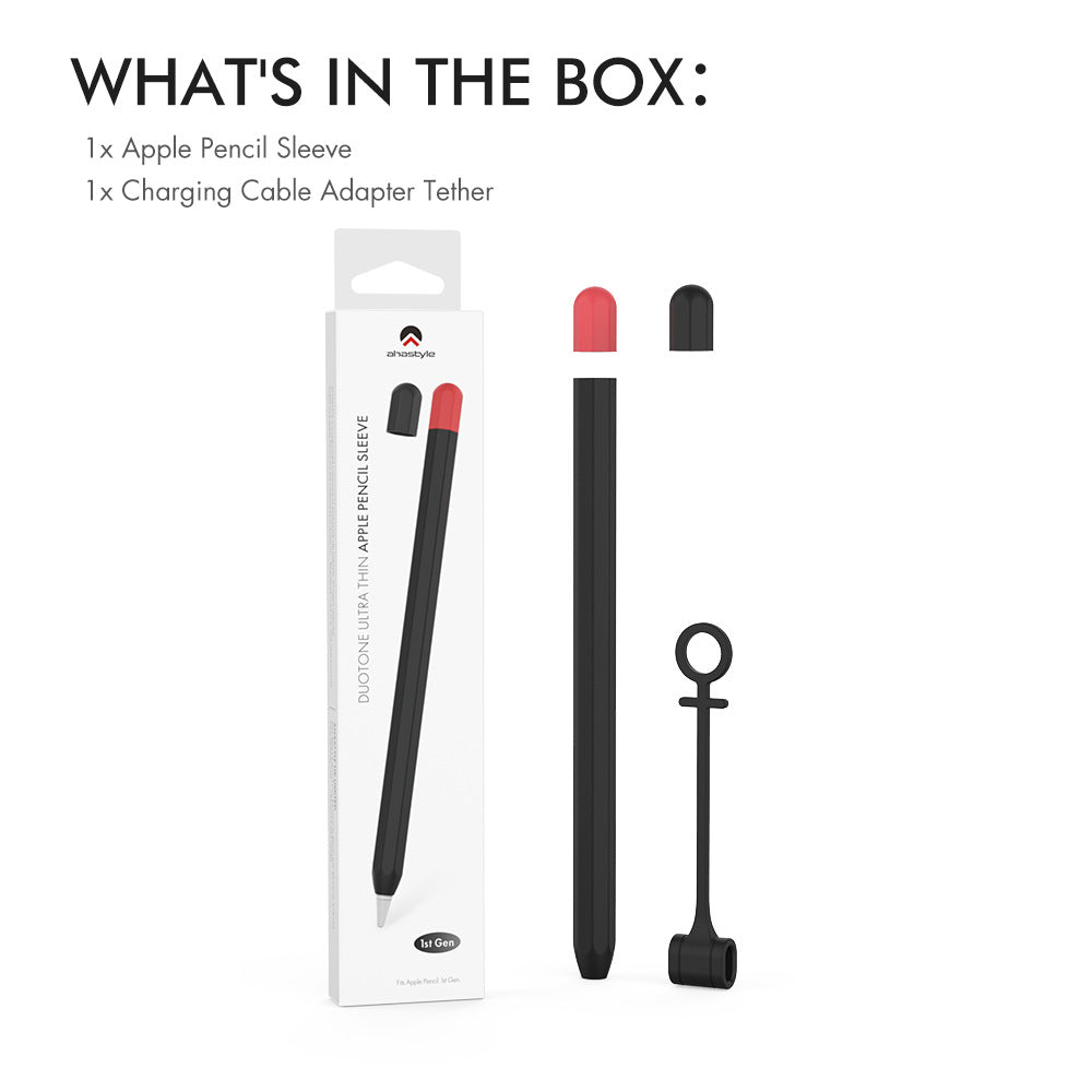 AhaStyle Classic Pencil Case Compatible with Apple Pencil 1st Generation Black